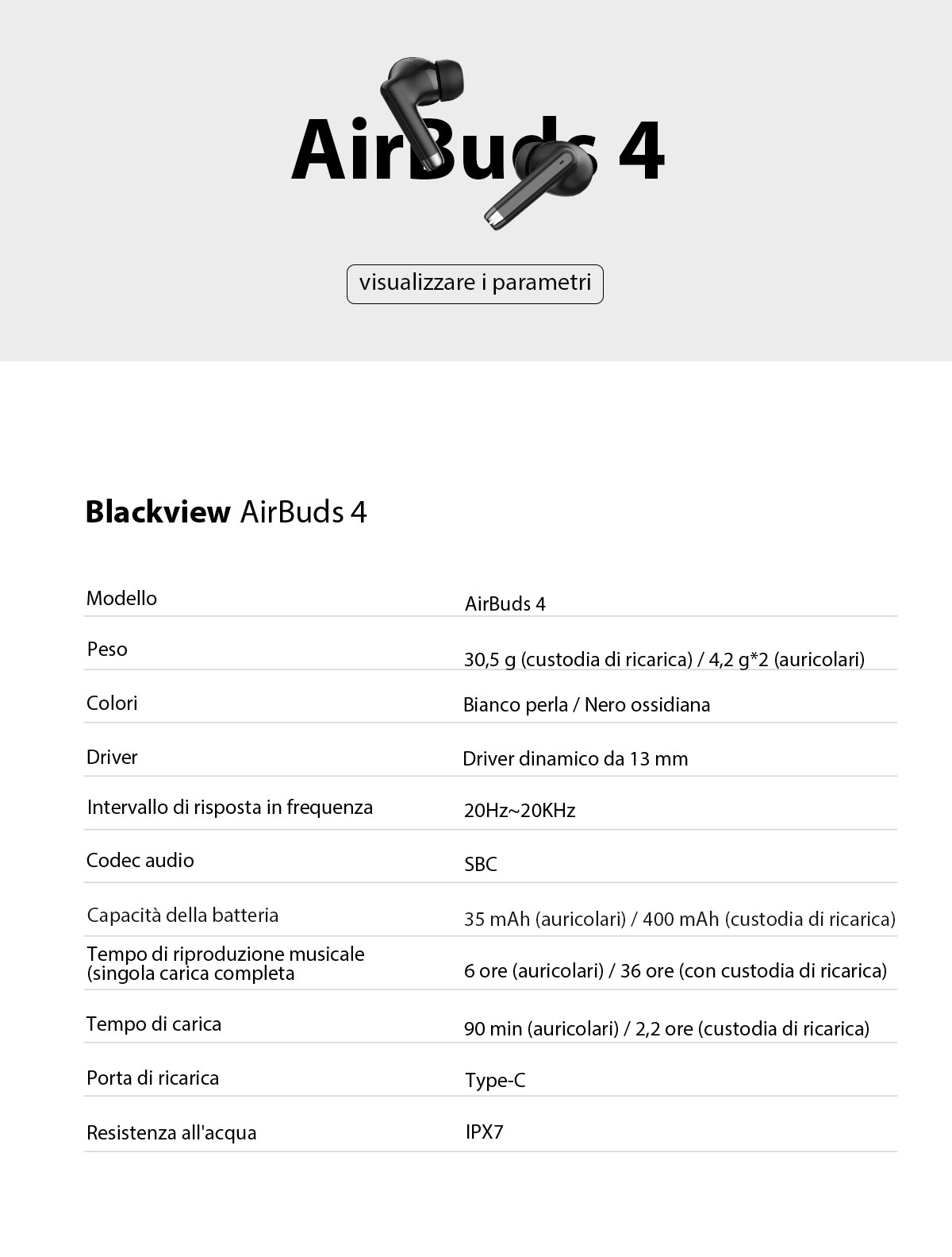Blackview Airbuds 4