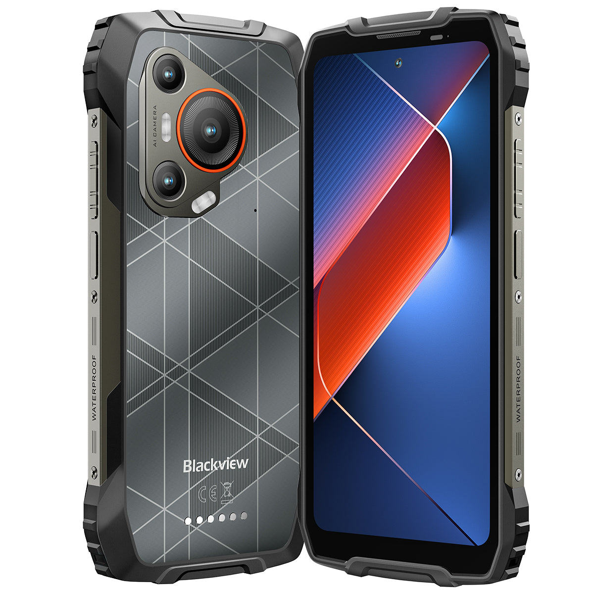 Blackview BL7000 - Smartphone robusto da 6,78 pollici, 8+256 GB, MediaTek Dimensity 6300, fotocamera con visione notturna da 50 MP+20 MP, 7500 mAh, 5G, AI