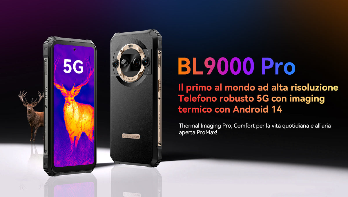 Telefono robusto con imaging termico Blackview BL9000 Pro 5G