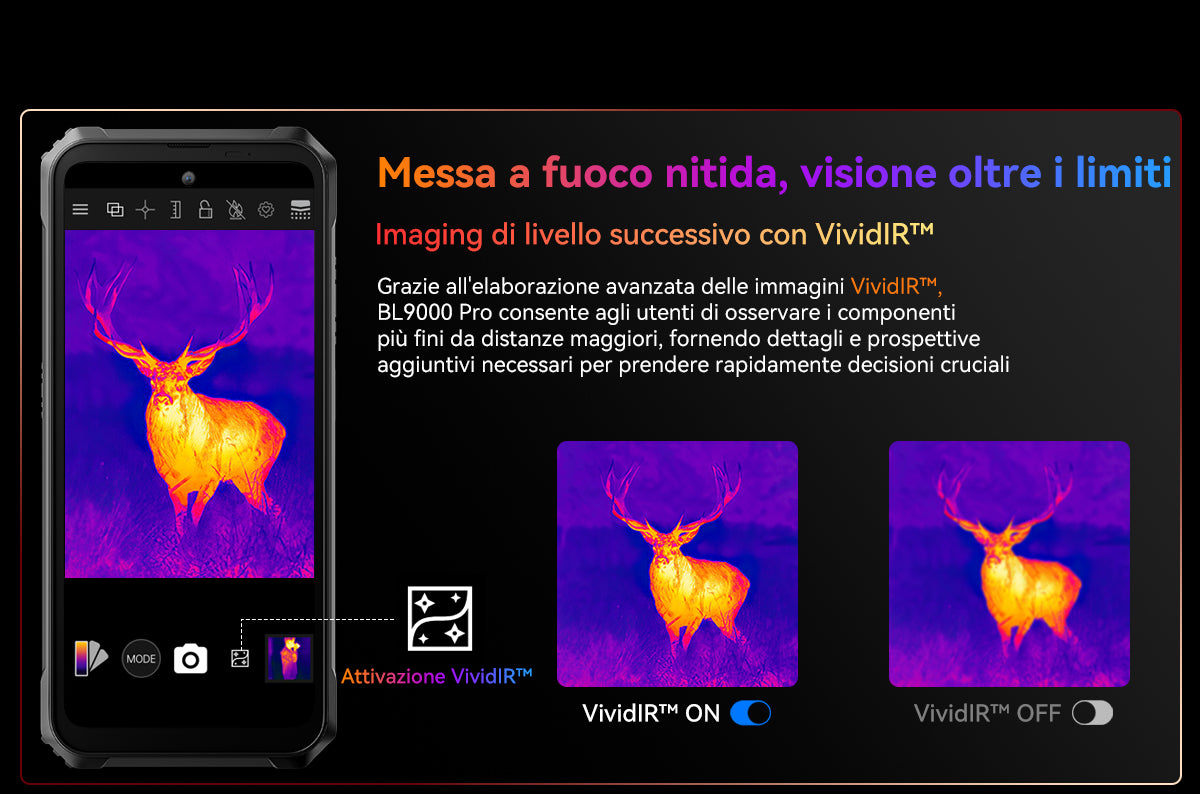 Telefono robusto con imaging termico Blackview BL9000 Pro 5G