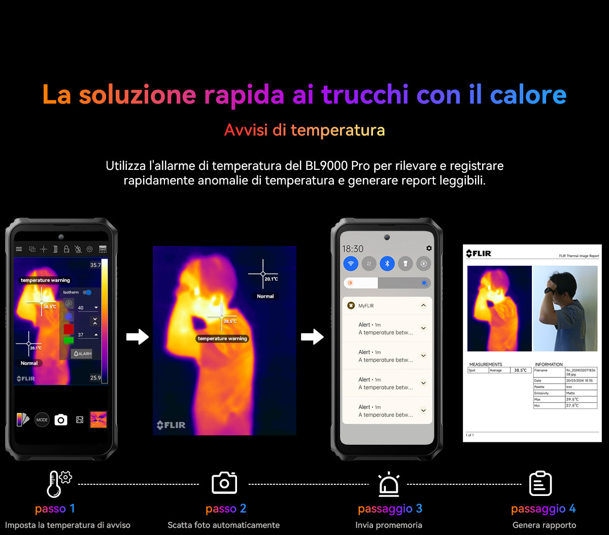 Telefono robusto con imaging termico Blackview BL9000 Pro 5G