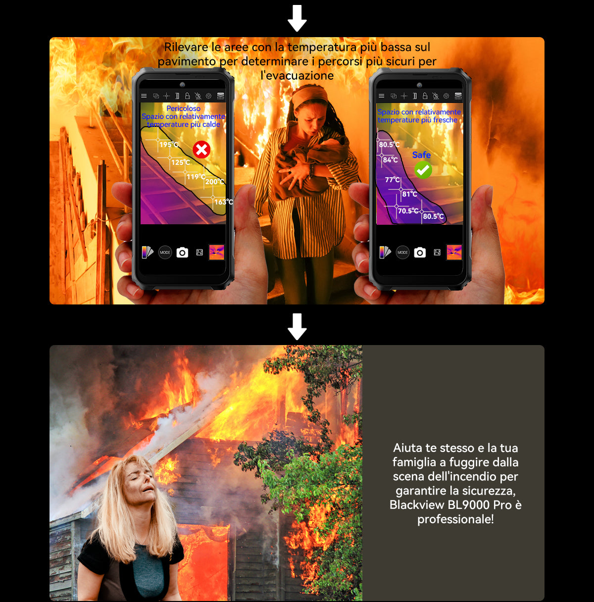Telefono robusto con imaging termico Blackview BL9000 Pro 5G
