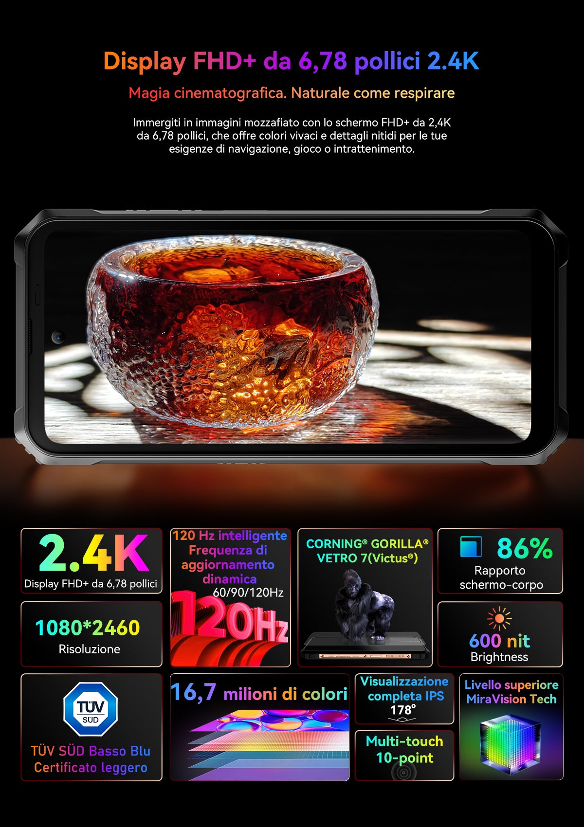 Telefono robusto con imaging termico Blackview BL9000 Pro 5G