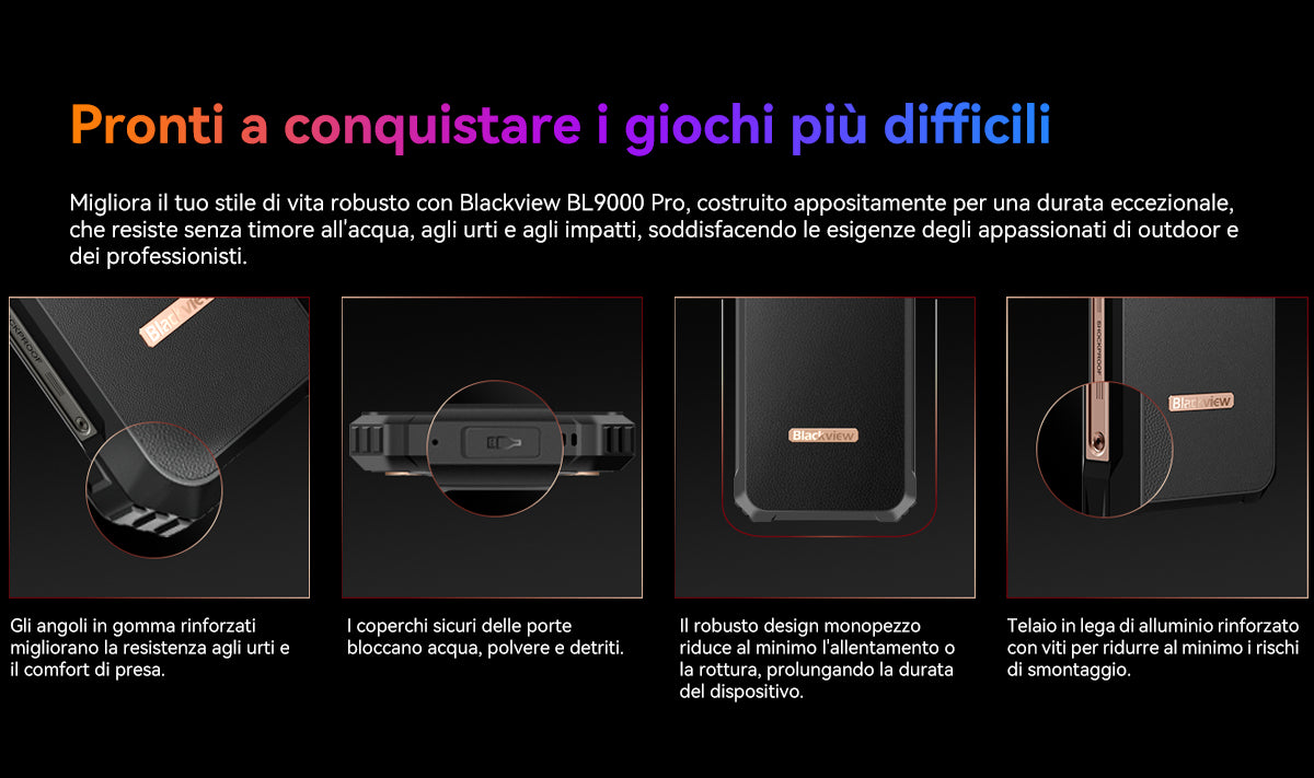 Telefono robusto con imaging termico Blackview BL9000 Pro 5G