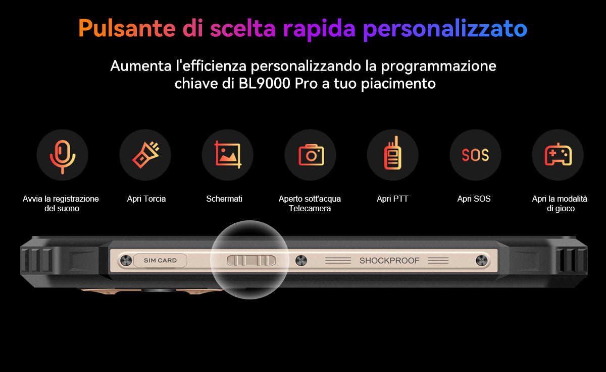 Telefono robusto con imaging termico Blackview BL9000 Pro 5G