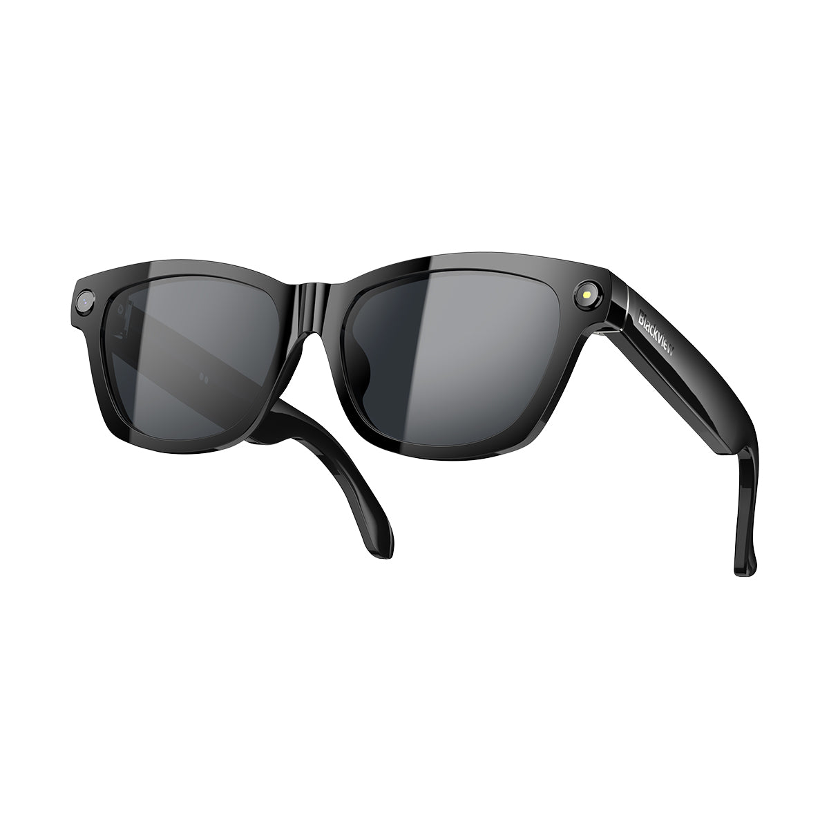 Blackview BV100 - Occhiali intelligenti con intelligenza artificiale, fotocamera da 8 MP, chiamate Bluetooth e assistente vocale