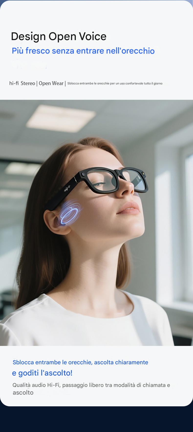 Occhiali intelligenti Blackview BV100 AI