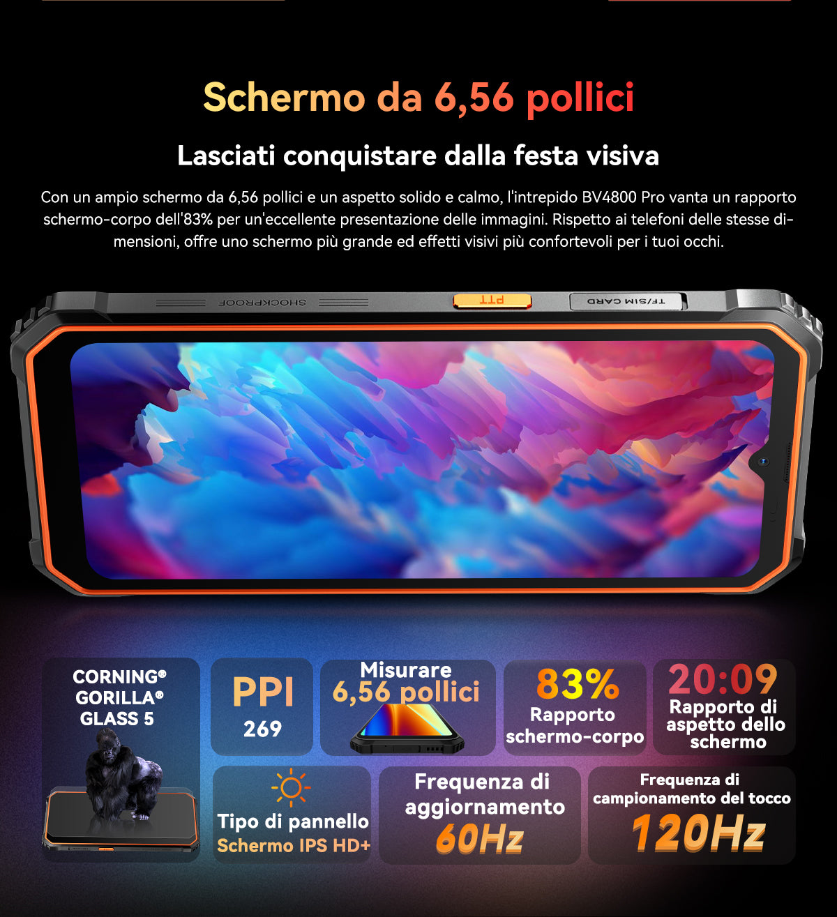 Telefono robusto Blackview BV4800 Pro