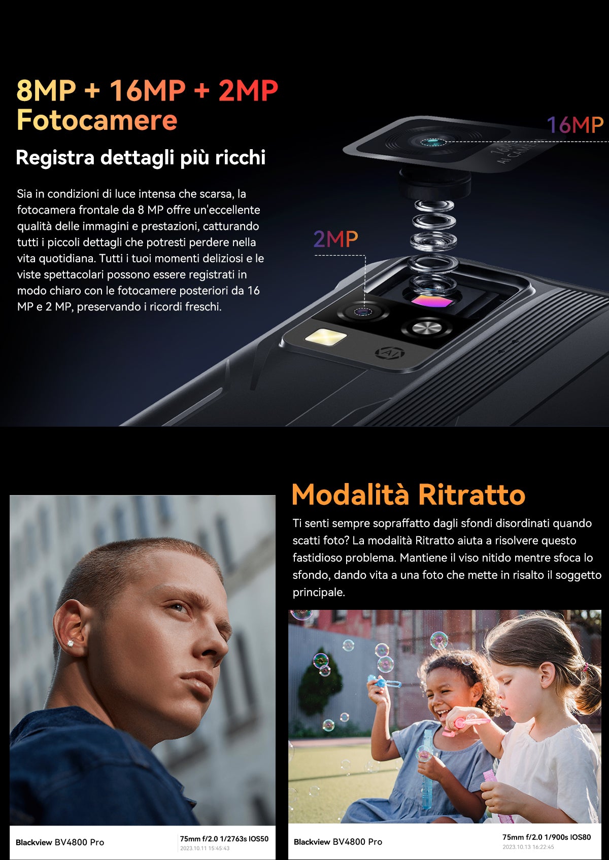 Telefono robusto Blackview BV4800 Pro