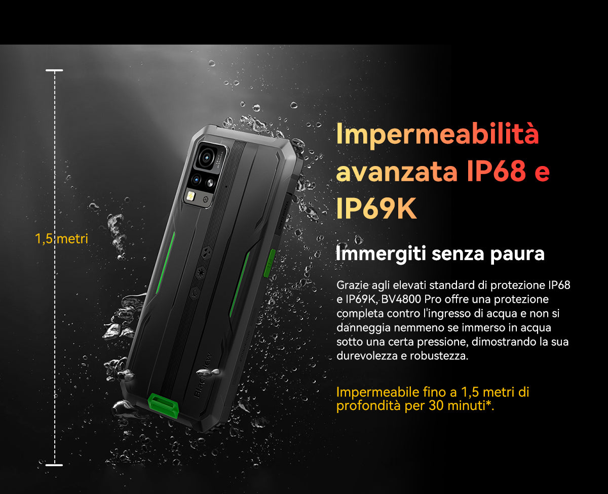 Telefono robusto Blackview BV4800 Pro