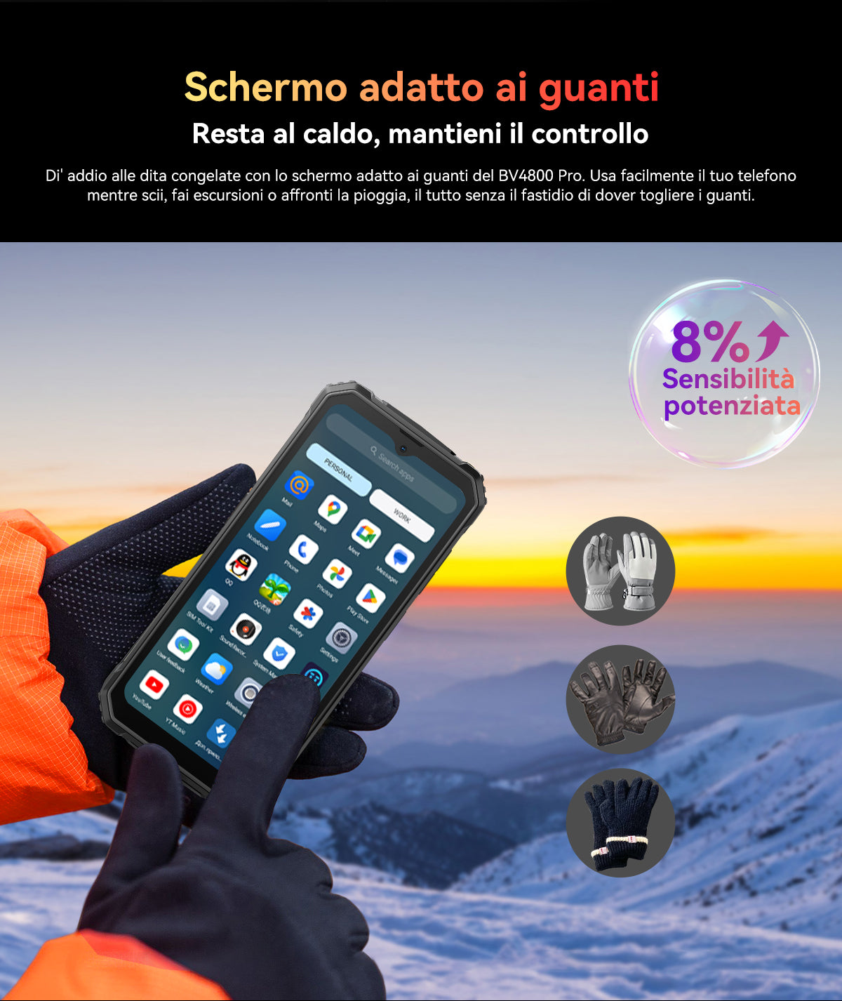 Telefono robusto Blackview BV4800 Pro