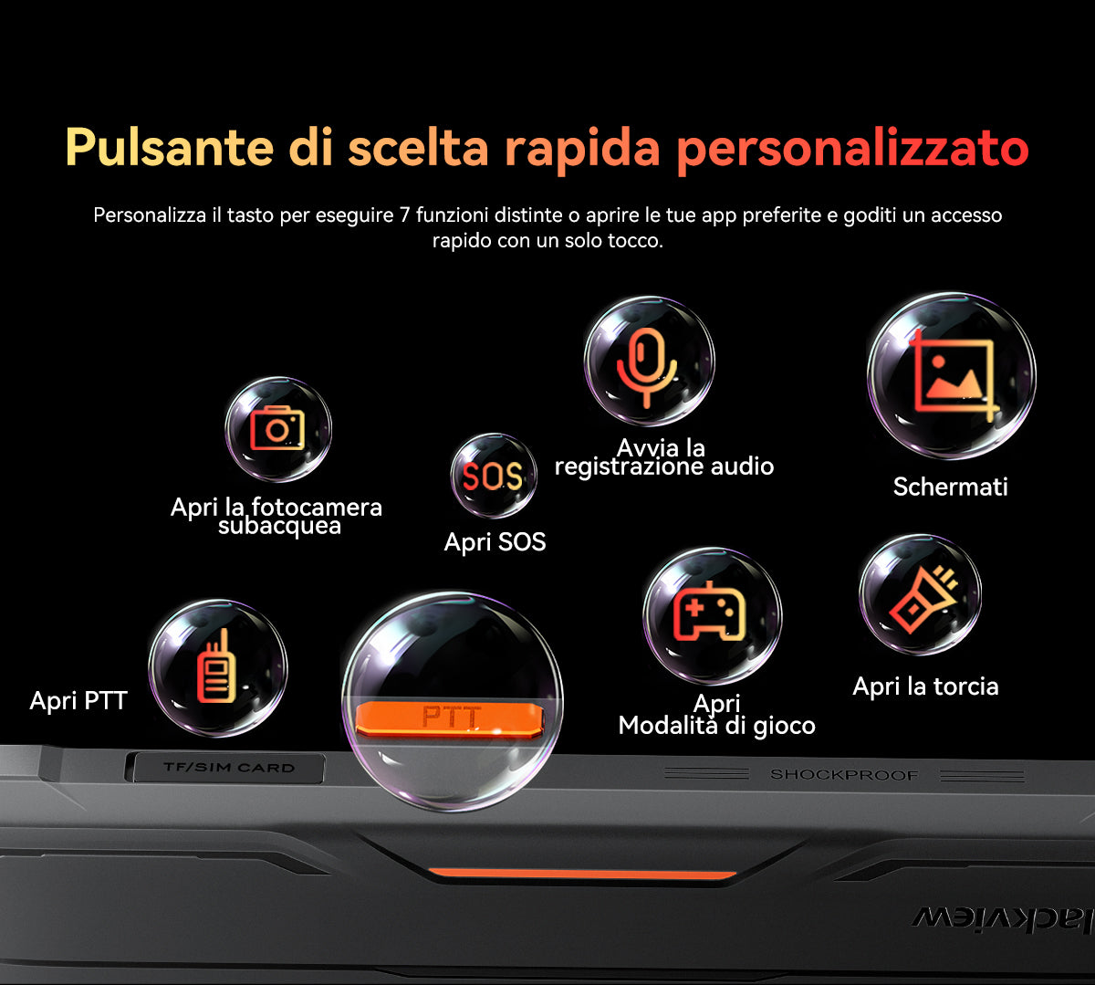 Telefono robusto Blackview BV4800 Pro