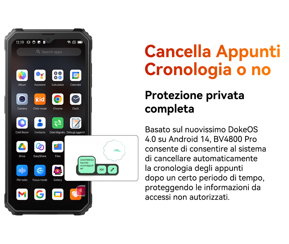 Telefono robusto Blackview BV4800 Pro