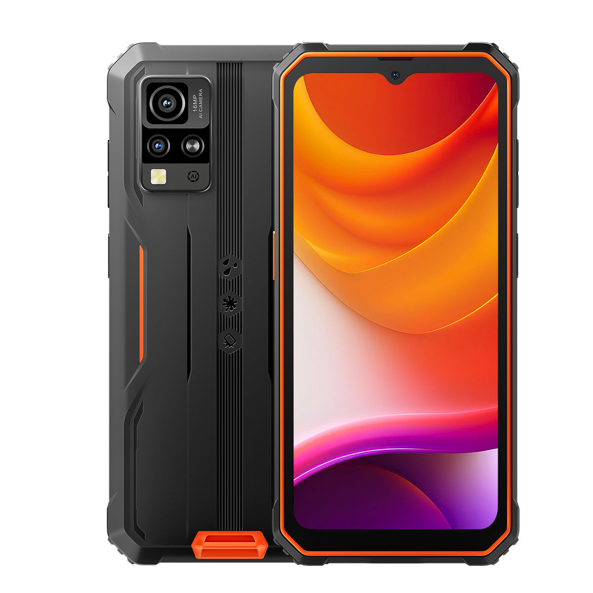Blackview BV4800 SE - Cellulare robusto Unisoc T615 Octa-core da 5100 mAh, display da 6,56 pollici a 90 Hz, 4+64 GB, 4G