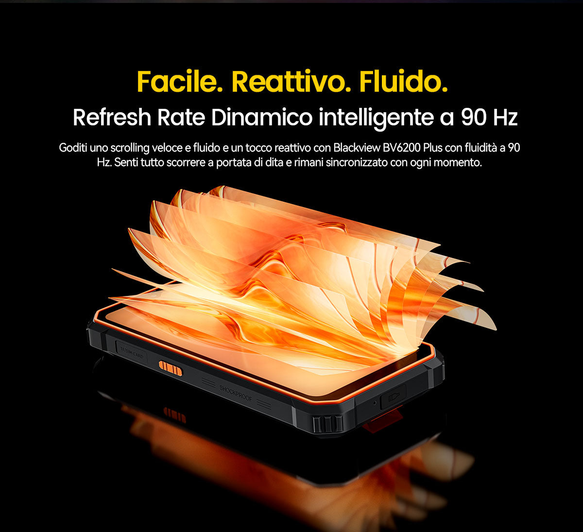 Blackview BV6200 Plus 4G Telefono cellulare robusto
