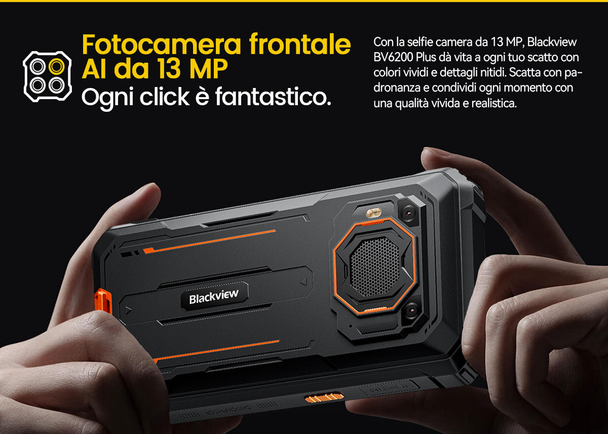 Blackview BV6200 Plus 4G Telefono cellulare robusto