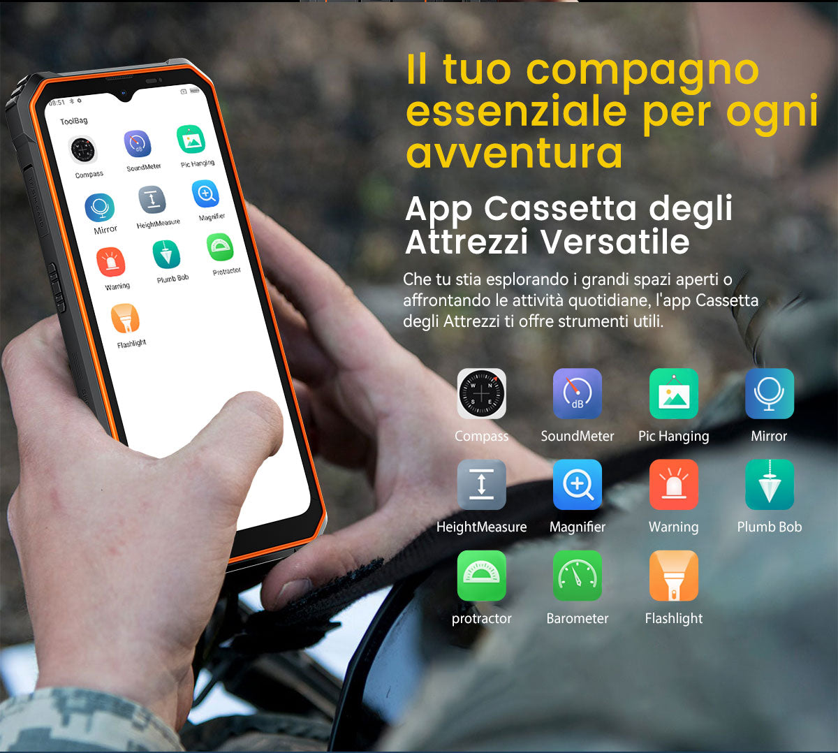 Blackview BV6200 Plus 4G Telefono cellulare robusto