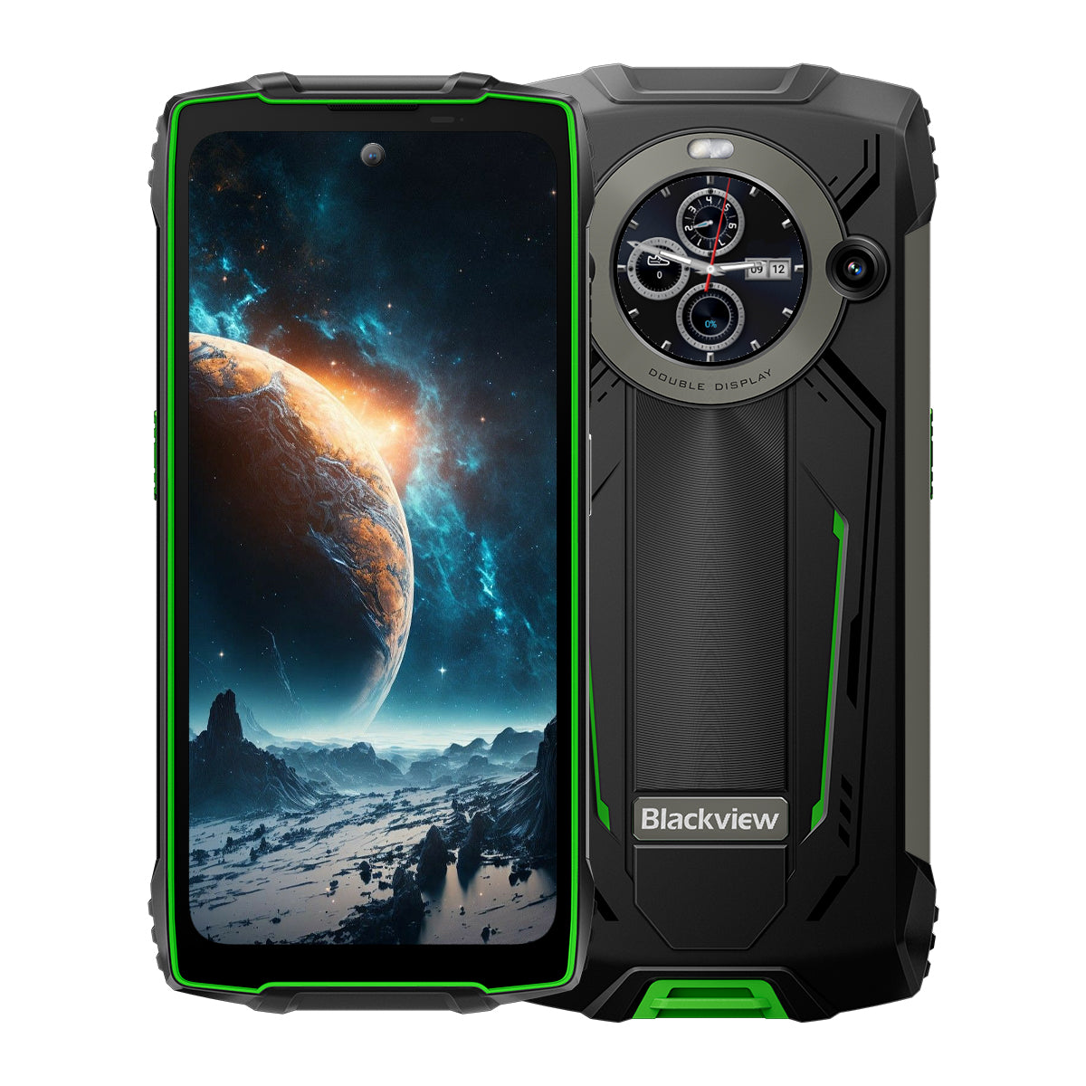 Blackview BV8200 - Display principale da 6,5" 120Hz e secondario da 1,3" 12+256GB Torcia elettrica integrata da 170LM 8800mAh Cellulare robusto 4G