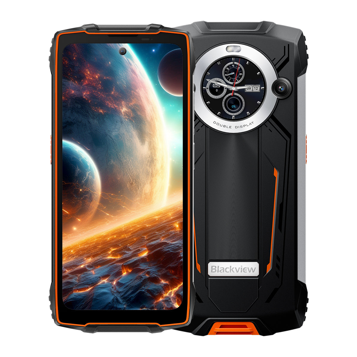 Blackview BV8200 - Display principale da 6,5" 120Hz e secondario da 1,3" 12+256GB Torcia elettrica integrata da 170LM 8800mAh Cellulare robusto 4G