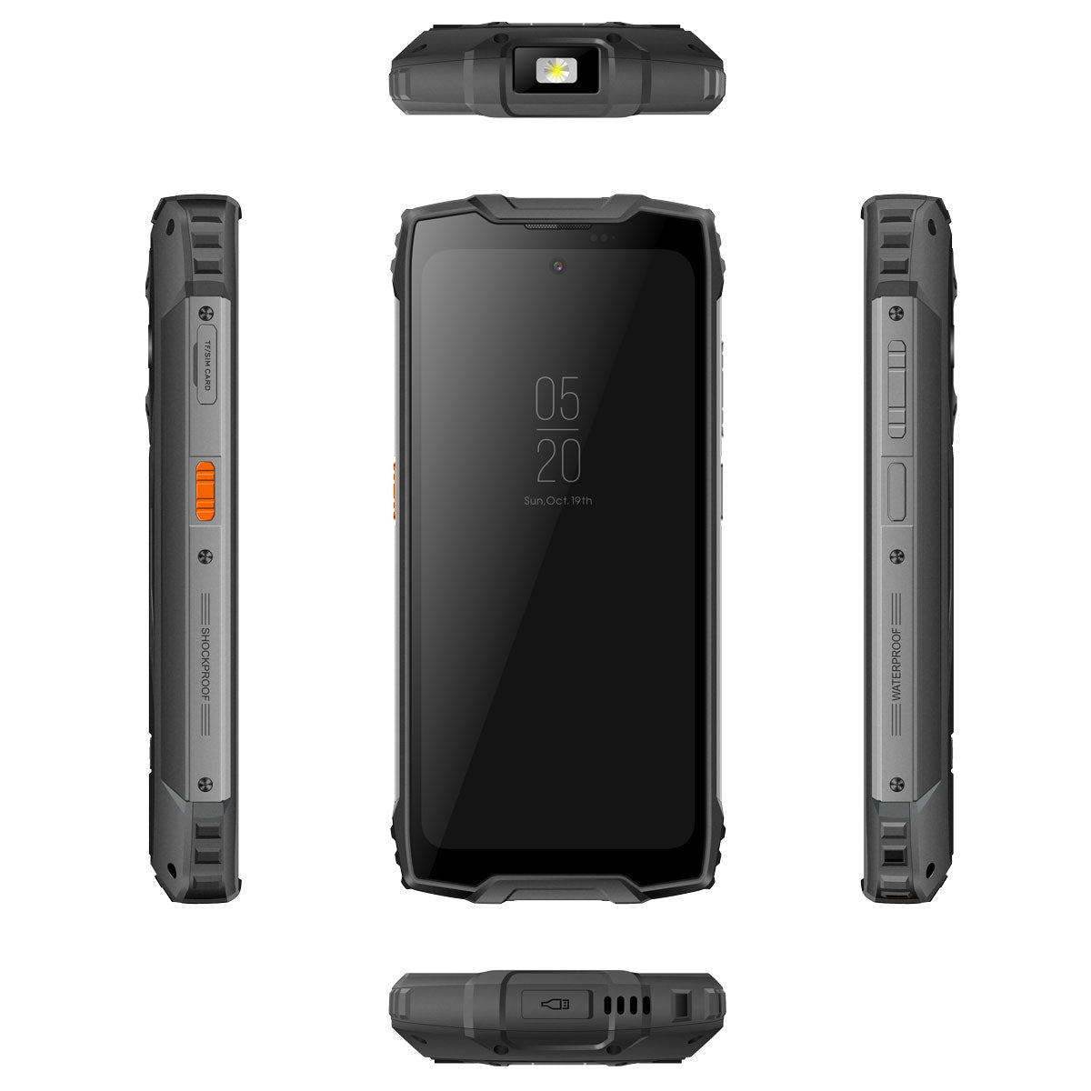 Blackview BV9300 Pro - Display principale da 6,7 pollici e secondario rotondo da 1,3 pollici Torcia integrata da 100LM 8/12 GB+256 GB 15080 mAh Telefono rinforzato 4G