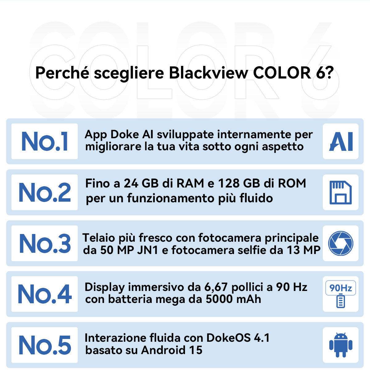 Blackview Color 6