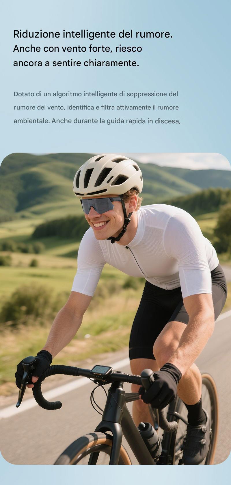 Occhiali intelligenti UV Blackview D2 per sport all'aria aperta