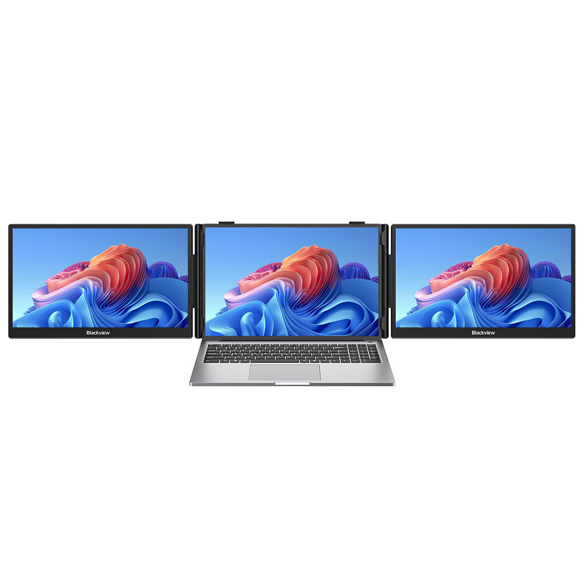 Blackview DCM5 - Schermo Doppio Portatile 14 Pollici per Laptop - Estensione Monitor USB-C con Altoparlanti Integrati