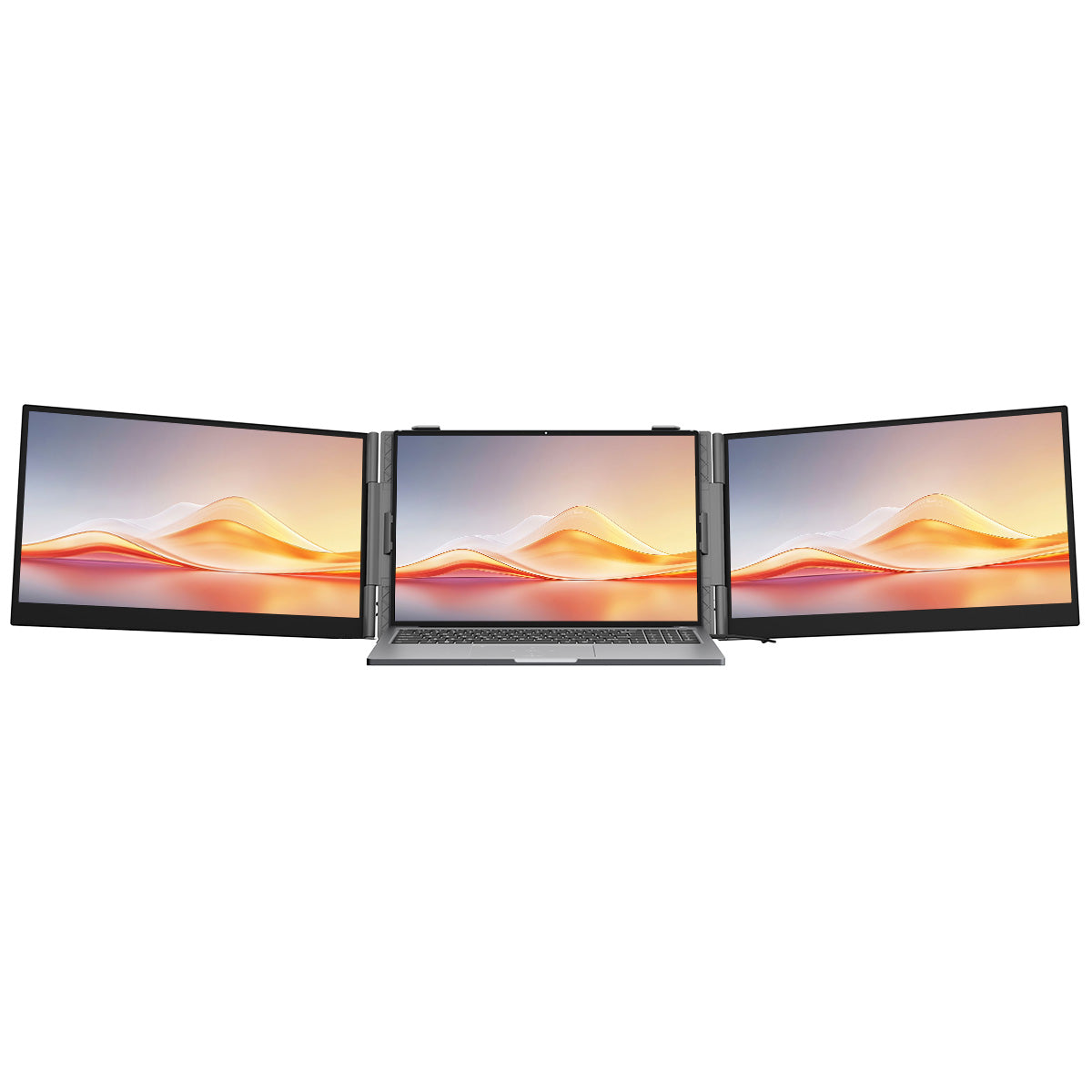 Blackview DCM6 Pro - Espansore Schermo Doppio 14" Portatile – 2 Porte USB-C, Per Laptop, Produttività Ufficio e Gaming