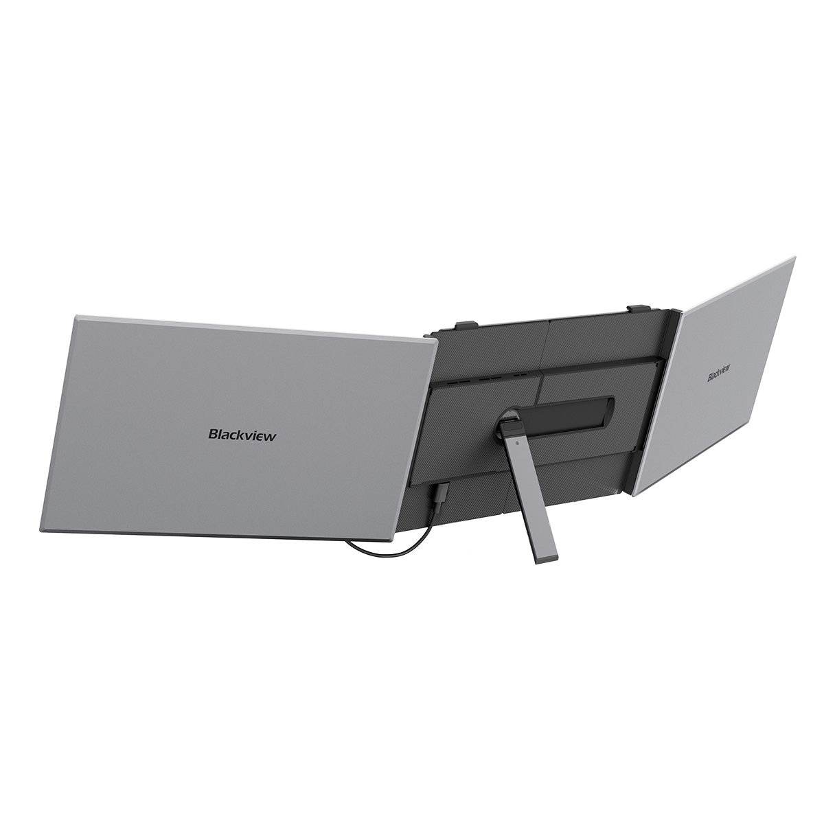 Blackview DCM6 Pro - Espansore Schermo Doppio 14" Portatile – 2 Porte USB-C, Per Laptop, Produttività Ufficio e Gaming