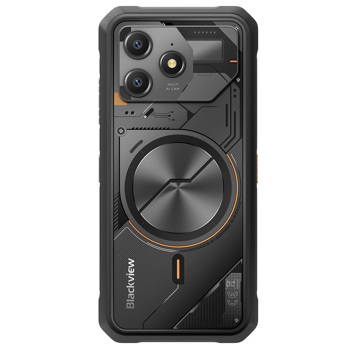 Blackview FORT 100 - Cellulare Robusto 4G Sottile 6,56" – Processore MediaTek Helio G81, 8+128 GB, Batteria 5000 mAh, Fotocamera Doppia 16+13 MP
