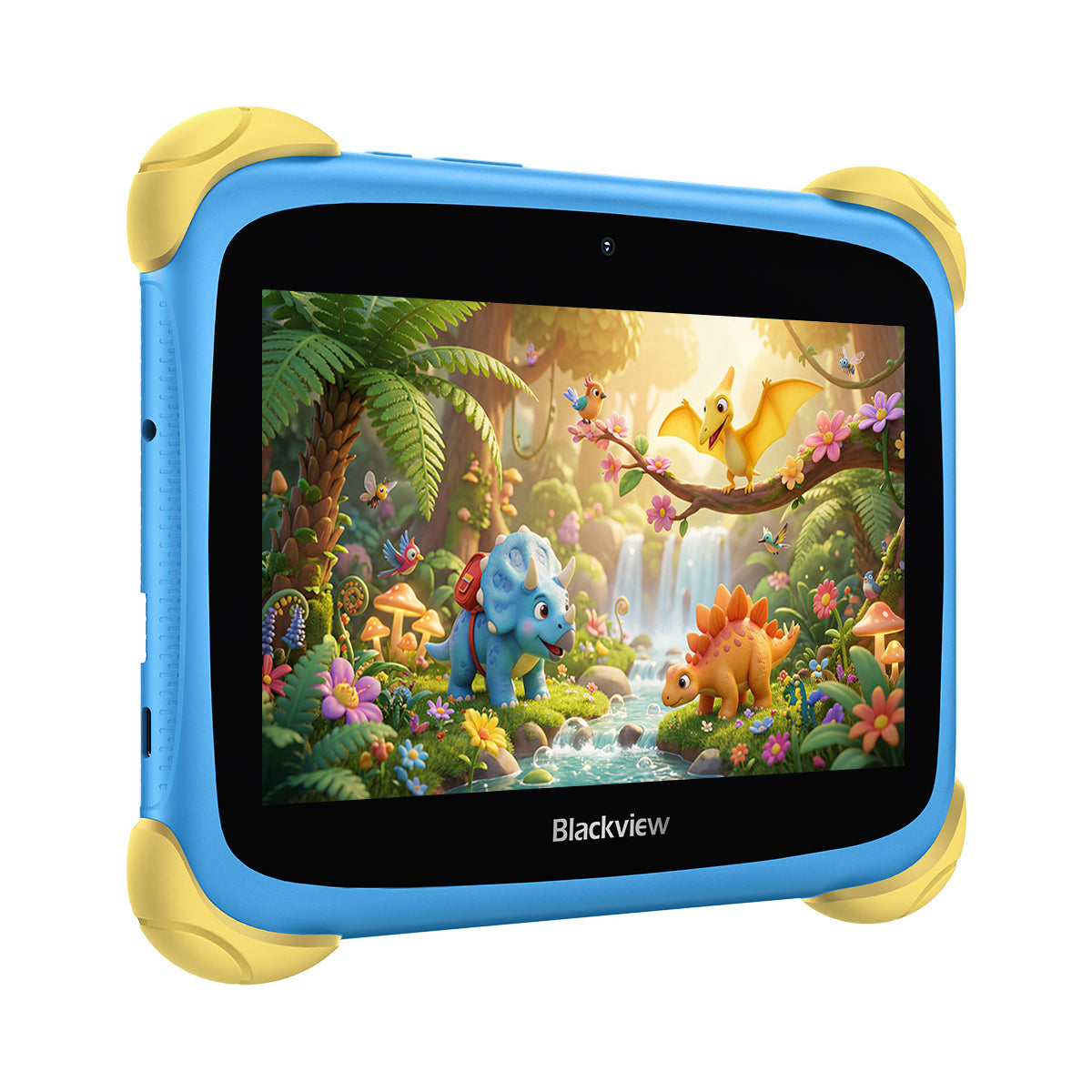 Blackview LINK Mini Kids - Tablet per Bambini 7 Pollici – Display IPS Anti-Luce Blu, Google Kids Space e Controllo Genitori, Wi-Fi, Custodia Antishock Inclusa