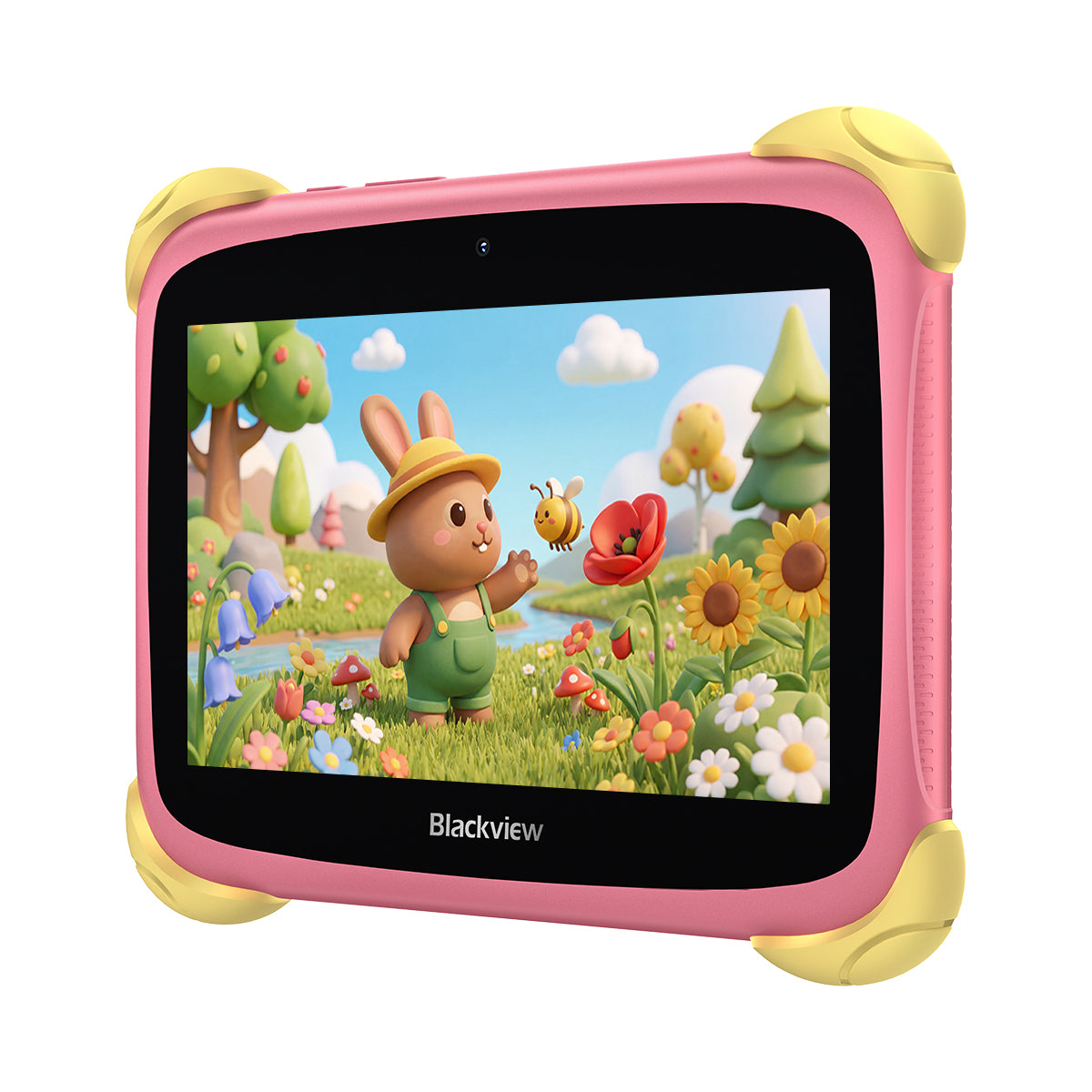 Blackview LINK Mini Kids - Tablet per Bambini 7 Pollici – Display IPS Anti-Luce Blu, Google Kids Space e Controllo Genitori, Wi-Fi, Custodia Antishock Inclusa