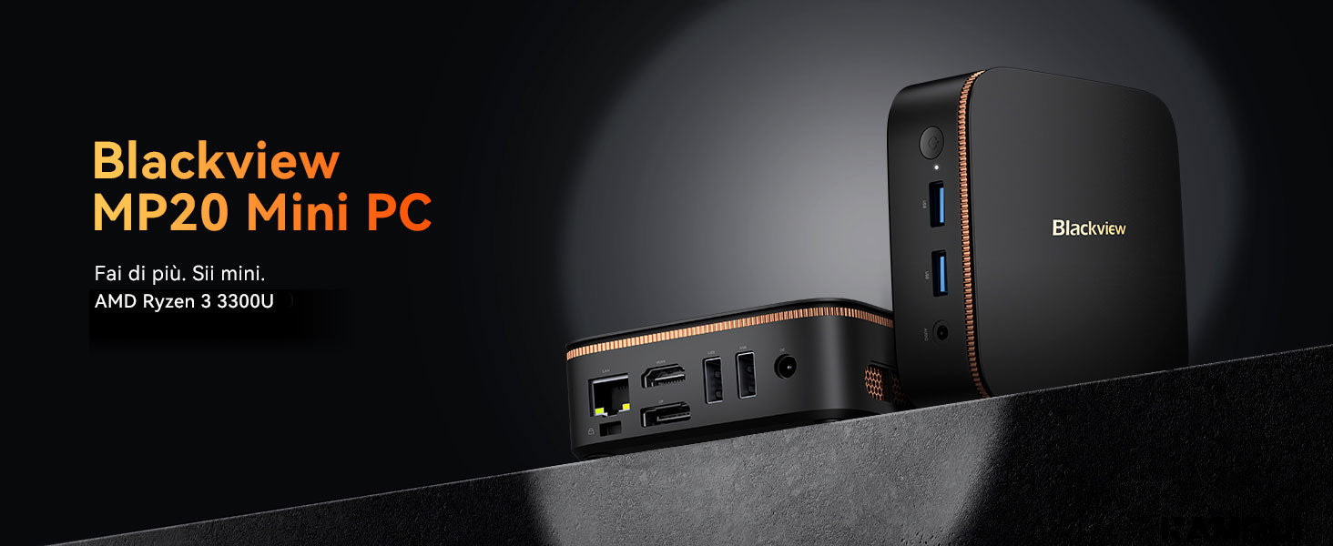 Mini PC Blackview MP20 con CPU AMD e Windows 11 Pro