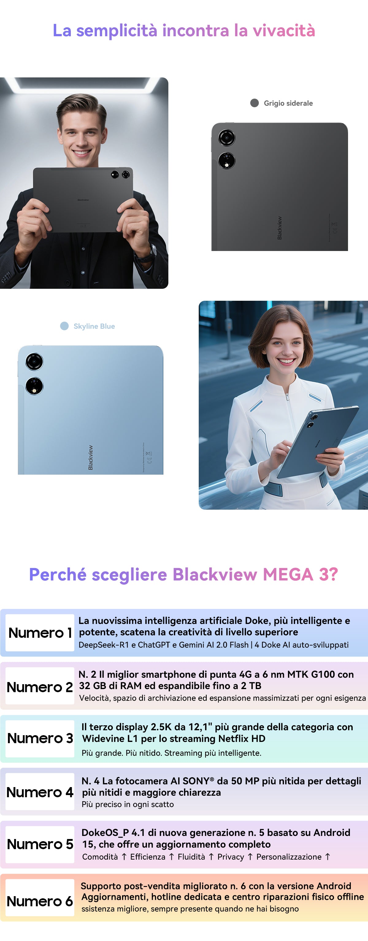 Tablet PC Blackview Mega 3