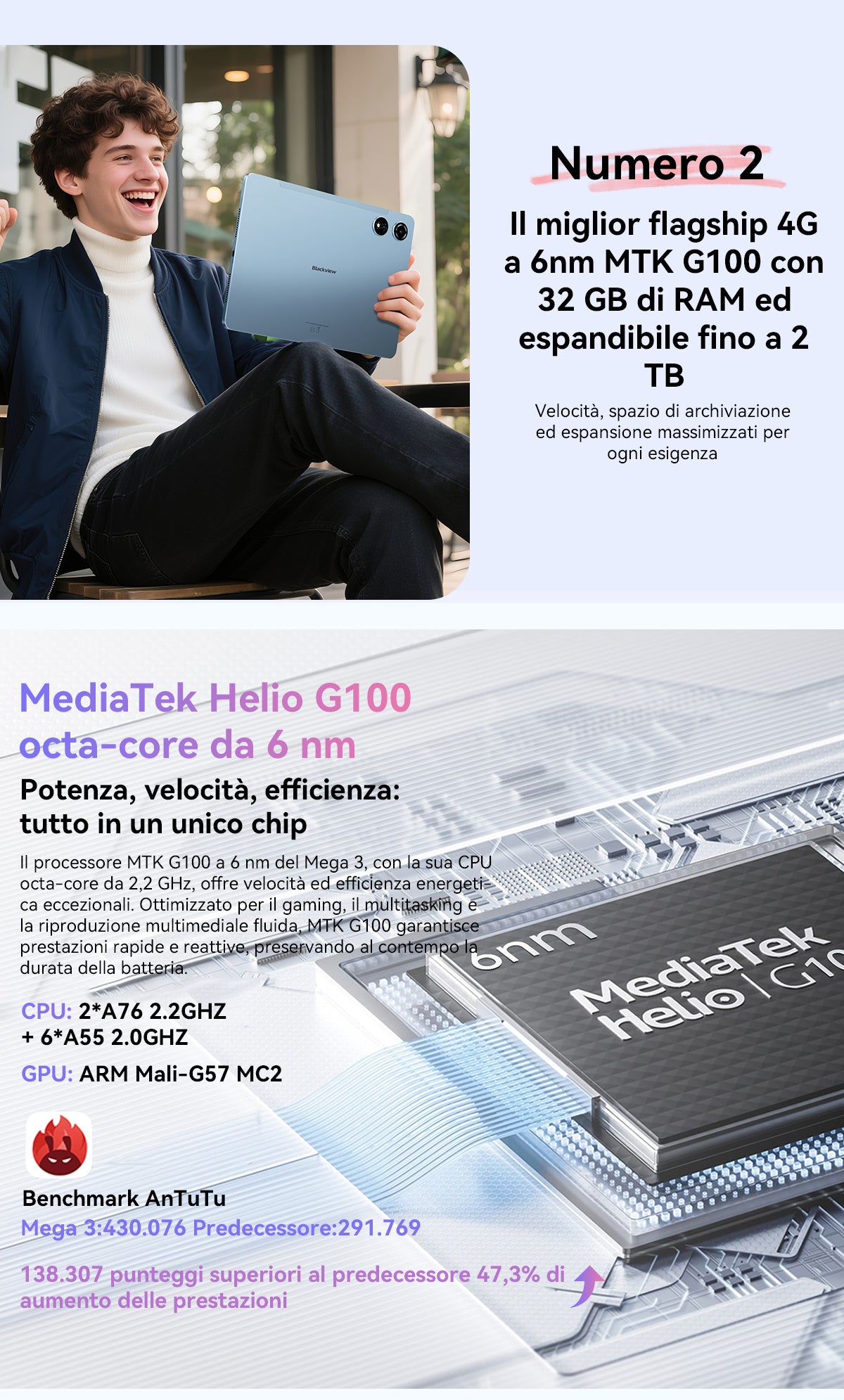 Tablet PC Blackview Mega 3