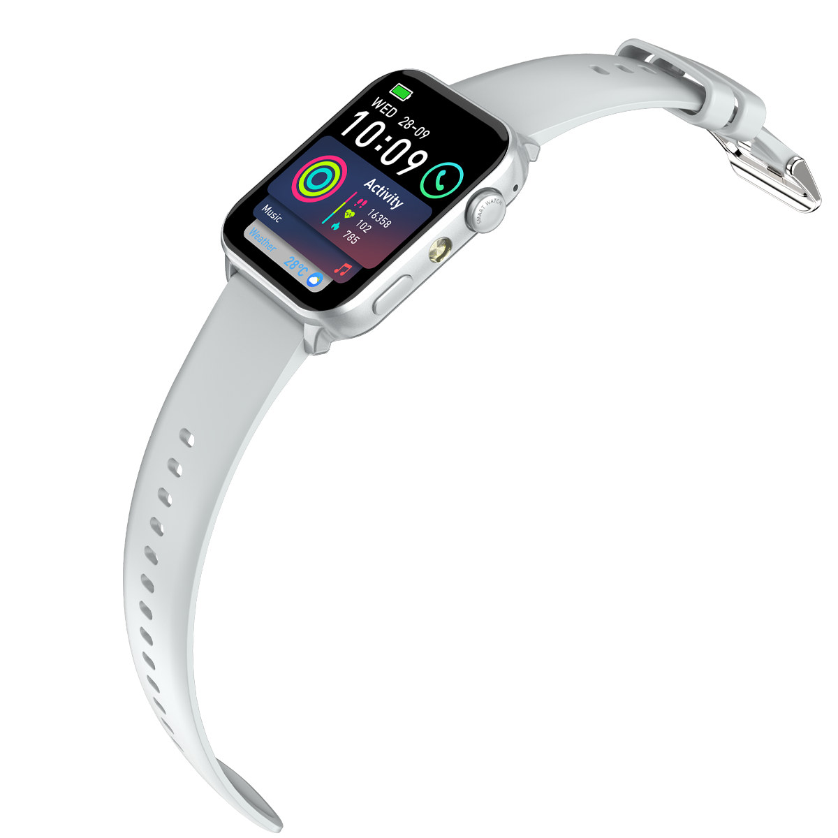 Blackview R30 Max - Smartwatch fitness con torcia LED da 1,91"