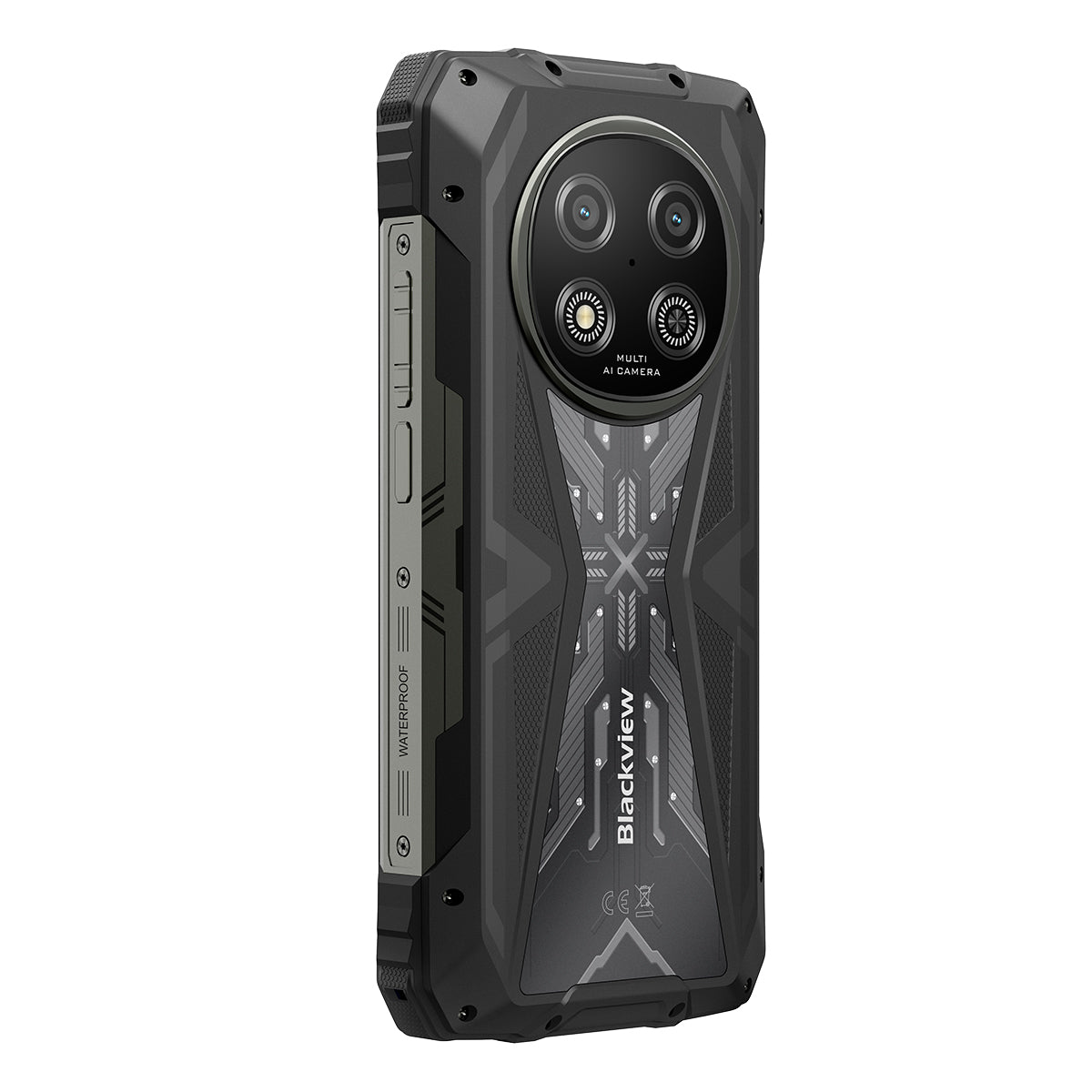 Blackview ROCK 2 - Display da 6,67 pollici a 120 Hz, processore UNISOC T8100 5G octa-core a 6 nm, batteria da 15000 mAh, fotocamera AI da 16 MP + 13 MP, smartphone 5G robusto.