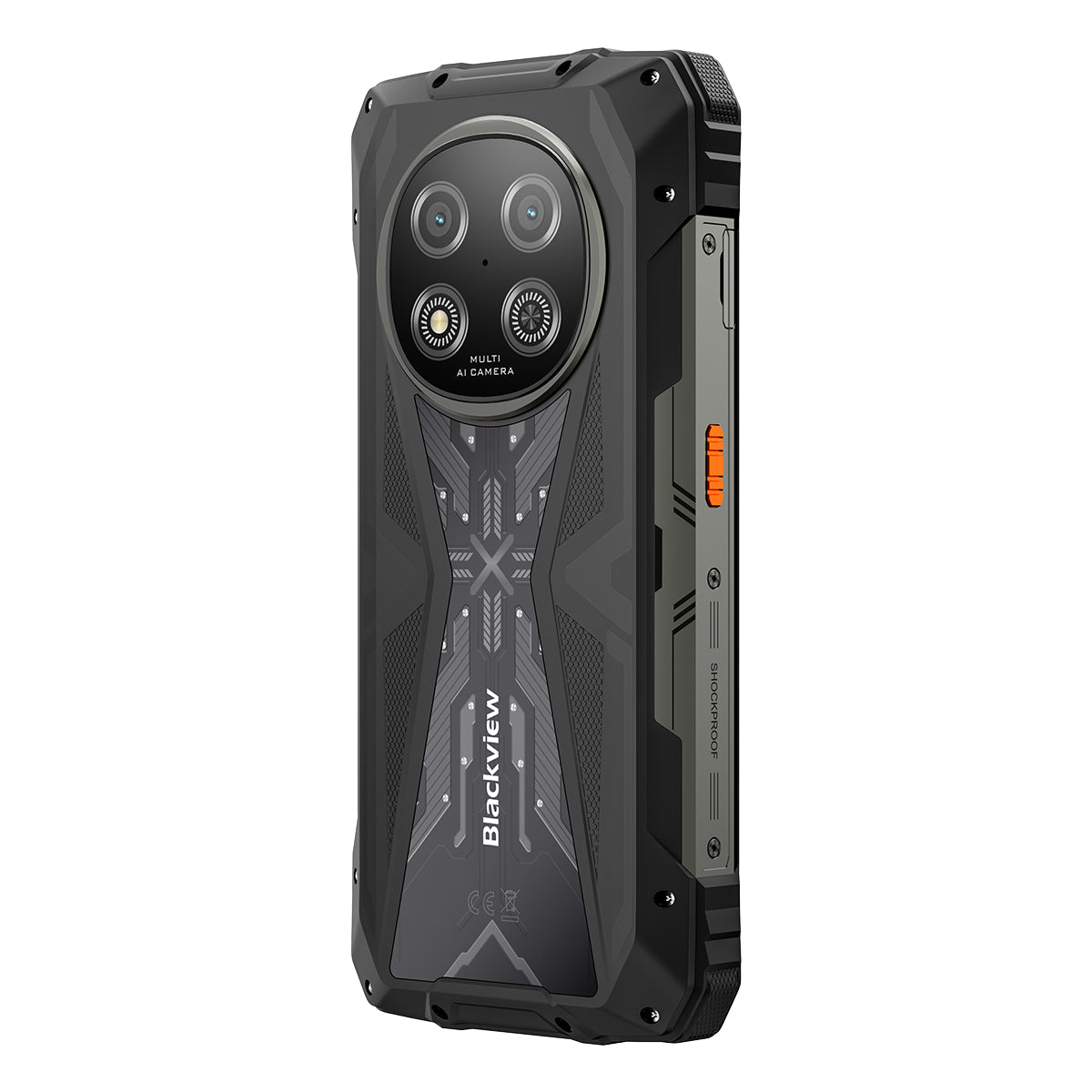 Blackview ROCK 2 - Display da 6,67 pollici a 120 Hz, processore UNISOC T8100 5G octa-core a 6 nm, batteria da 15000 mAh, fotocamera AI da 16 MP + 13 MP, smartphone 5G robusto.
