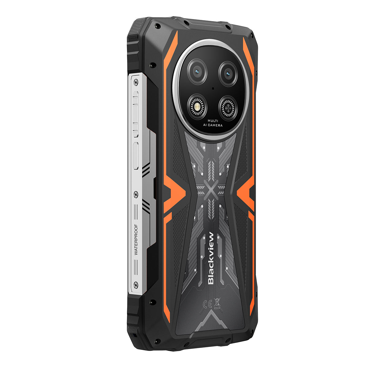 Blackview ROCK 2 - Display da 6,67 pollici a 120 Hz, processore UNISOC T8100 5G octa-core a 6 nm, batteria da 15000 mAh, fotocamera AI da 16 MP + 13 MP, smartphone 5G robusto.