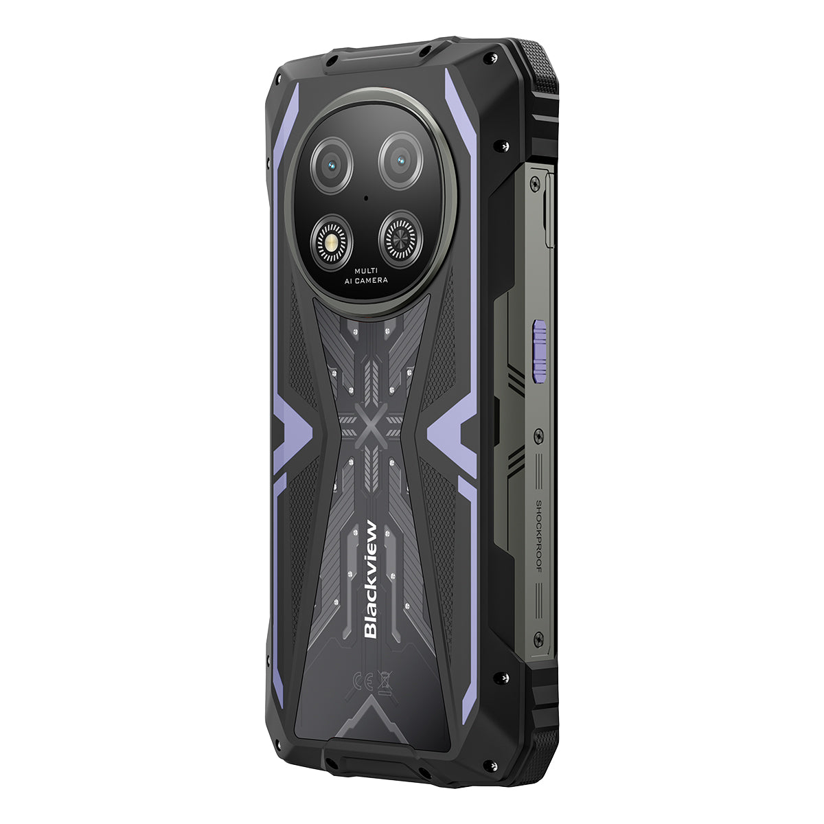 Blackview ROCK 2 - Display da 6,67 pollici a 120 Hz, processore UNISOC T8100 5G octa-core a 6 nm, batteria da 15000 mAh, fotocamera AI da 16 MP + 13 MP, smartphone 5G robusto.