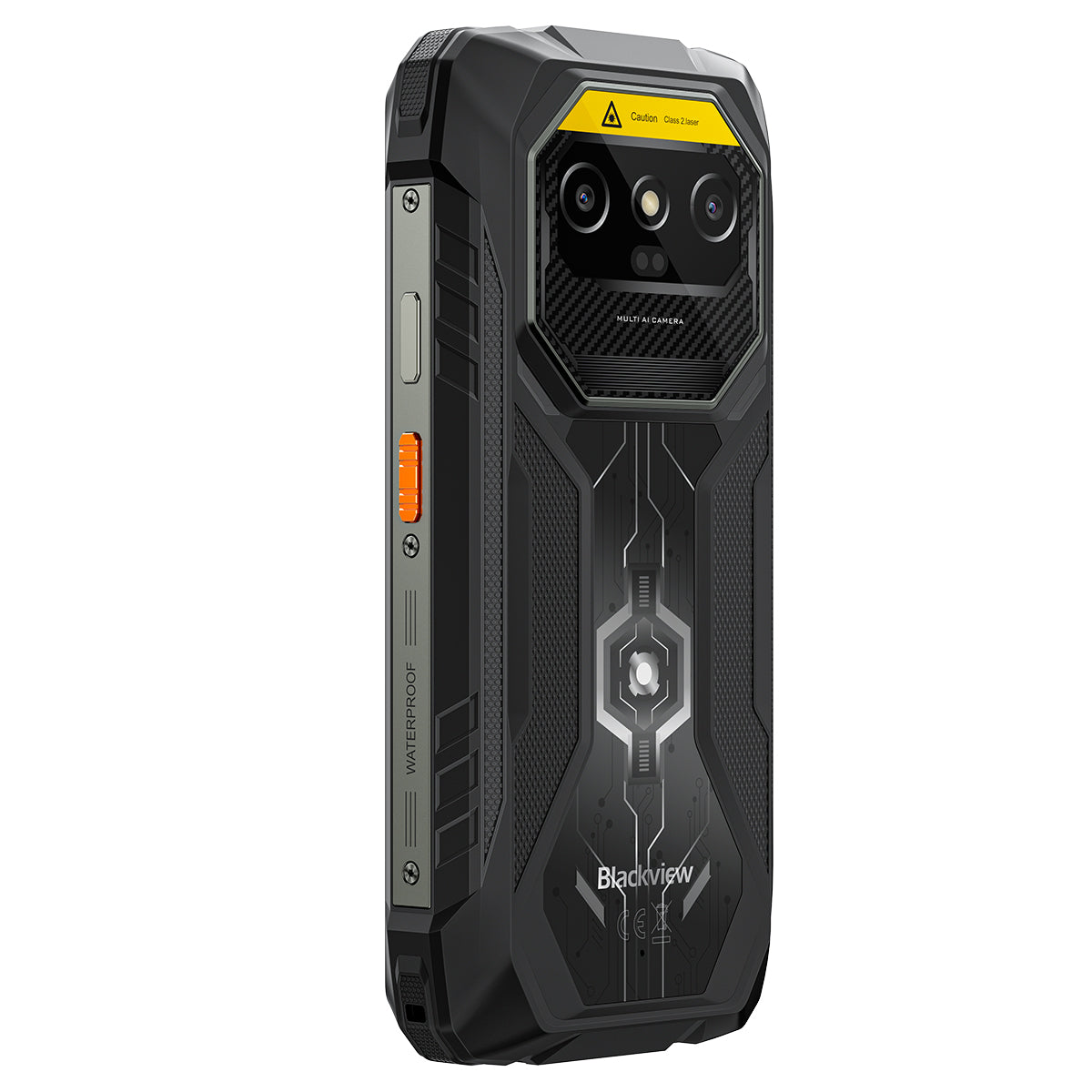 Blackview ROCK 1 Pro - Smartphone professionale robusto con scanner di codici a barre 2D, connettività 4G, display da 6,56 pollici a 90 Hz, batteria da 15000 mAh e fotocamera per visione notturna.