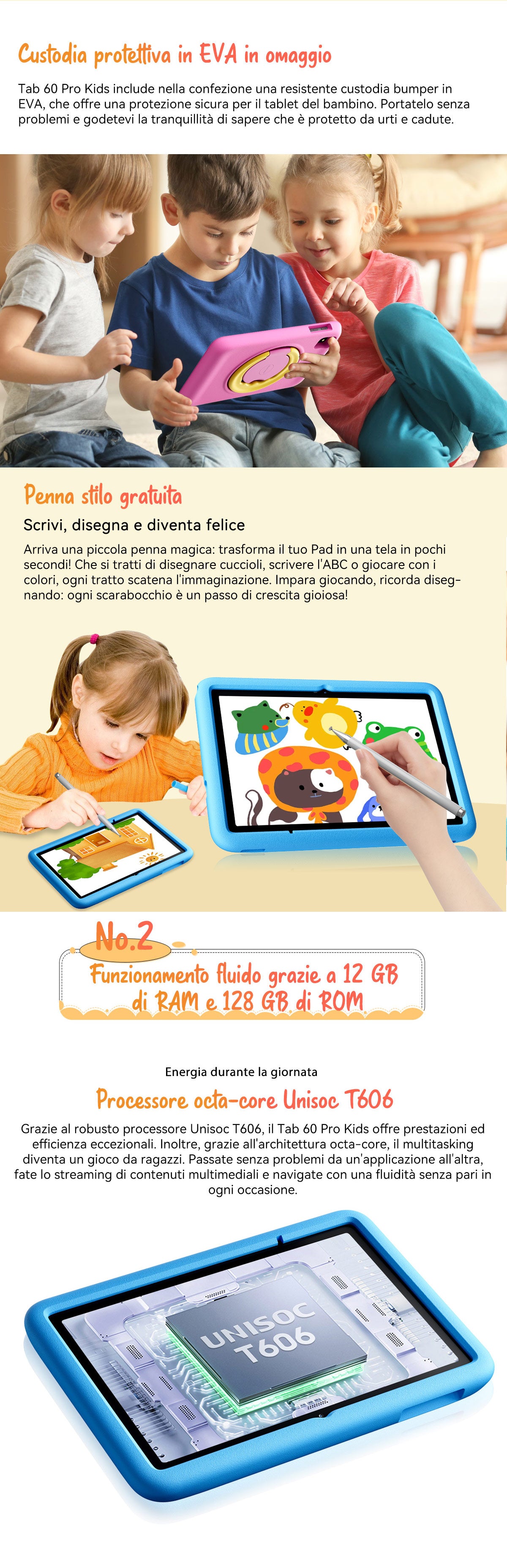 Tablet PC per bambini Blackview Tab 60 Pro