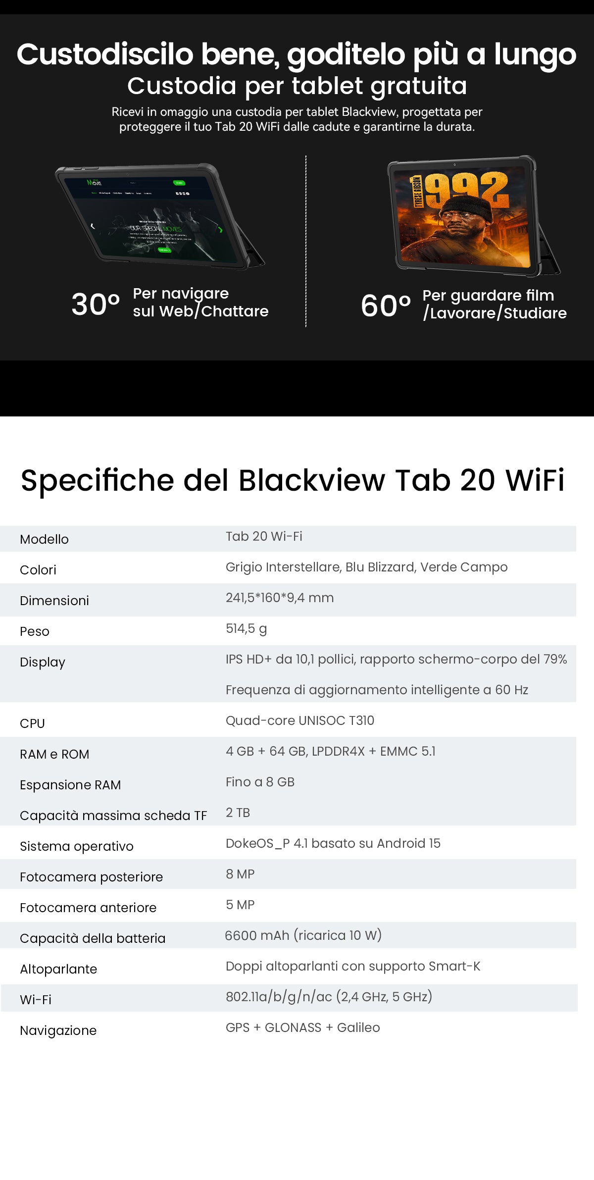 Tablet PC Blackview Tab 20 WiFi