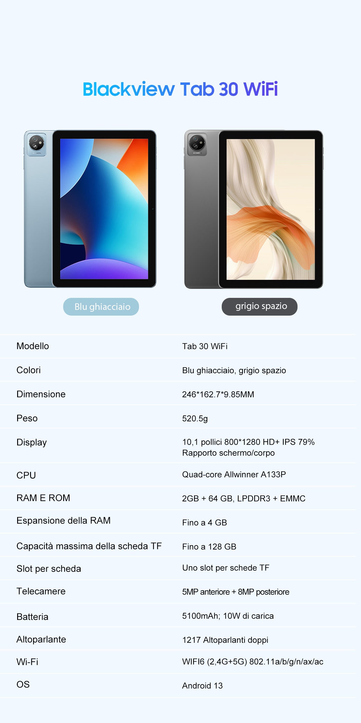 Blackview Tab 30 Wifi