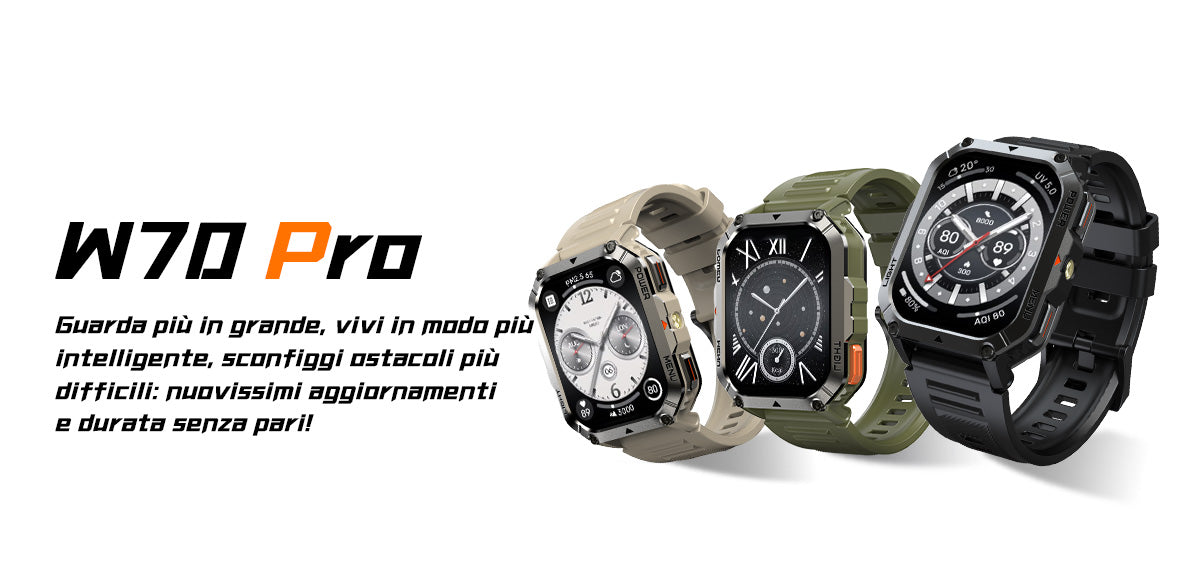 Orologio intelligente per sport all'aria aperta Blackview W70 Pro