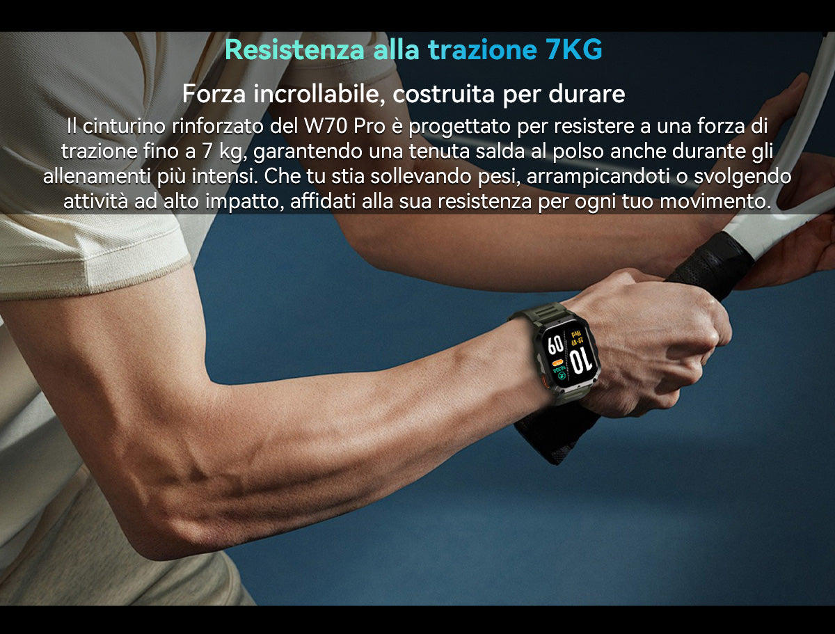 Orologio intelligente per sport all'aria aperta Blackview W70 Pro