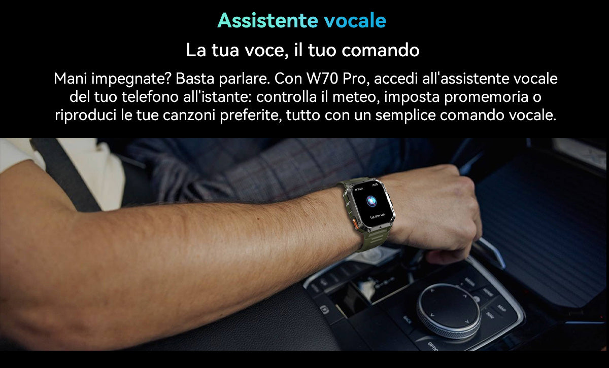 Orologio intelligente per sport all'aria aperta Blackview W70 Pro