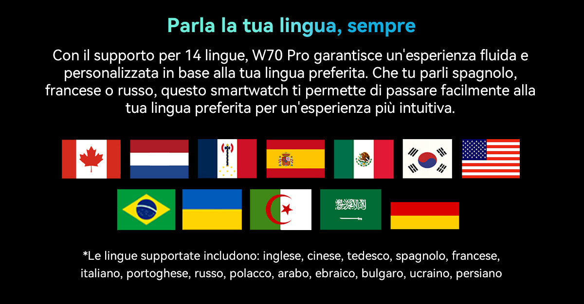 Orologio intelligente per sport all'aria aperta Blackview W70 Pro