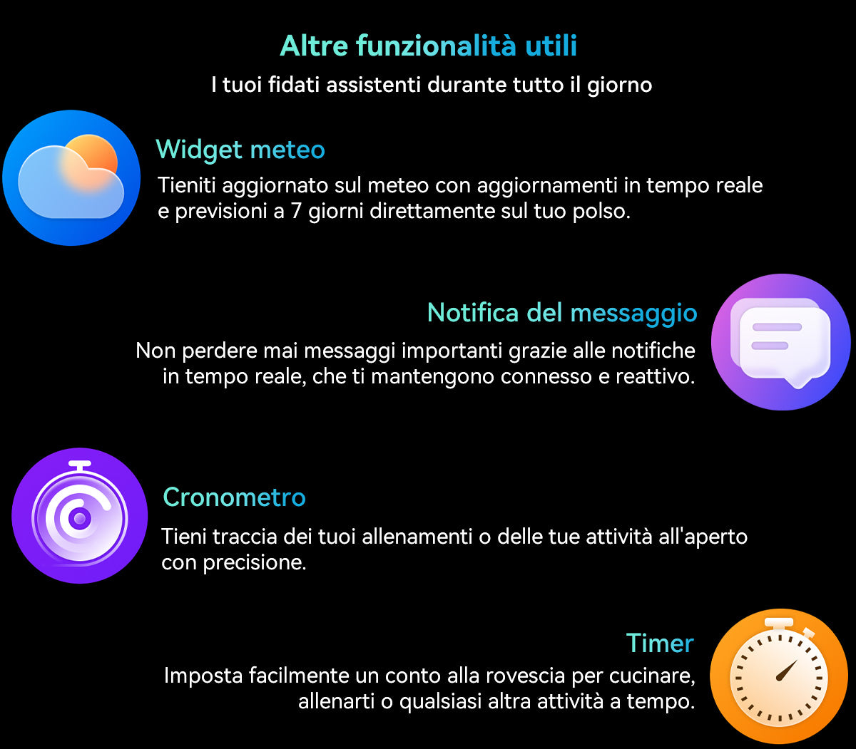 Orologio intelligente per sport all'aria aperta Blackview W70 Pro