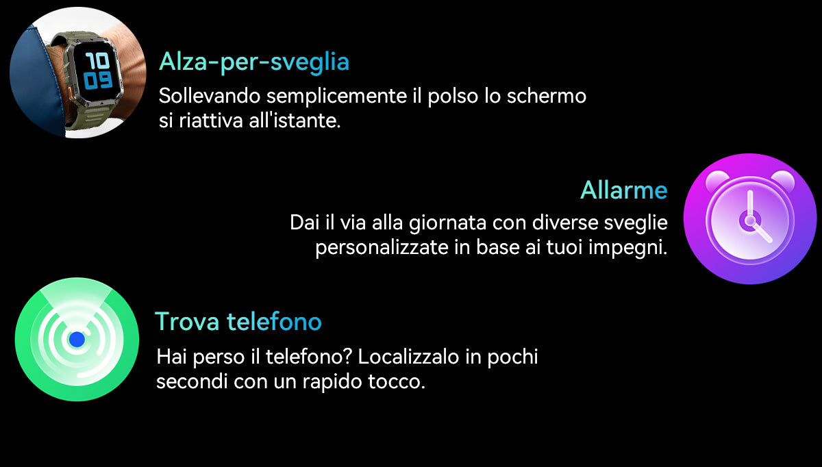 Orologio intelligente per sport all'aria aperta Blackview W70 Pro